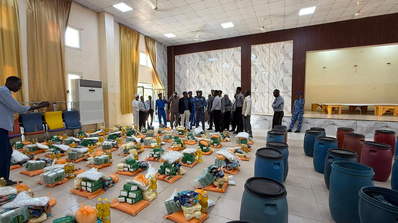 مجمع دار الخير التنموي يستقبل وفداً رفيعاً يضم قيادات أمنية وتعليمية وإنسانية بولاية كسلا